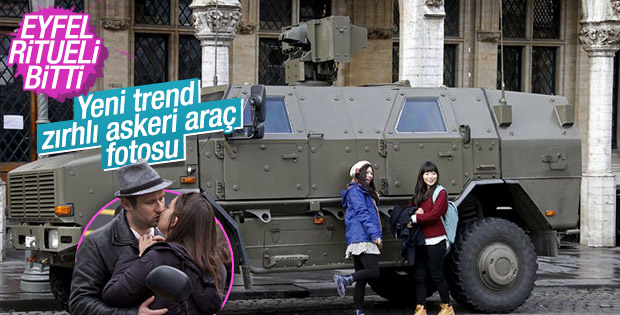 Fransa’da yeni trend askeri araç fotoğrafları oldu
