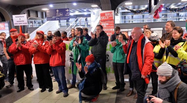 Belçika’da demiryolu işçileri grevde