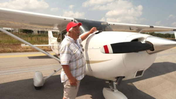 Lüksemburglu pilot Türkiye’yi havadan geziyor