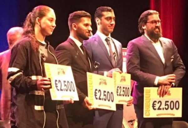 HOTIAD Basari ödülüne layik görülen isimlere 2.500 Euro para ödülü de hediye etti.