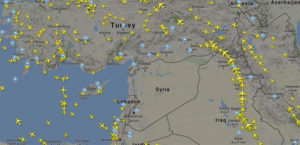 Suriye üzerinde kuş uçmuyor!