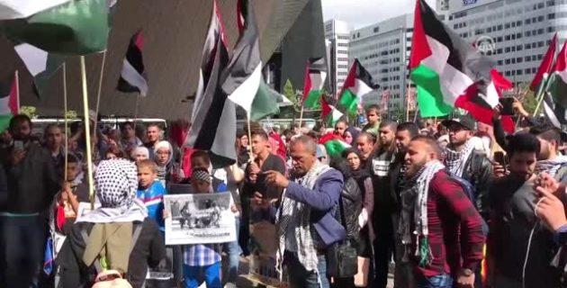 Hollanda’da “İsrail” Protestosu