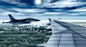 Yolcu uçagına Hollanda F-16’ları eşlik etti