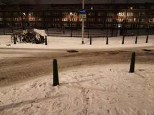 Hollanda’da Kar Nedeniyle Trafikte Aksama Yaşandı