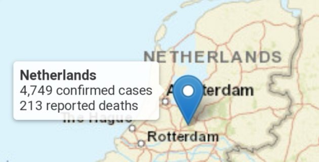 Hollanda’da koronavirüsten ölenlerin sayısı 213 oldu