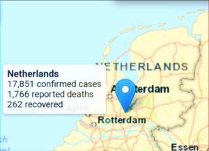 Hollanda’da Kovid-19’dan ölenlerin sayısı 1766’ya yükseldi