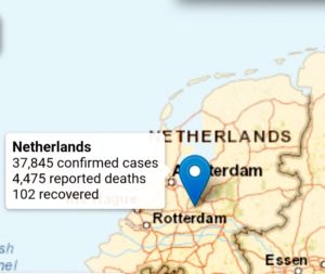 Hollanda’da son 24 saatte koronavirüsten 66 ölüm