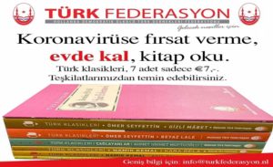 Hollanda Türk Federasyon’dan Türk klasikleri kitap kampanyası