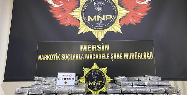 Hollanda’da yaşayan U.U Mersin’de 220 kilogram kokainin ile yakalandı