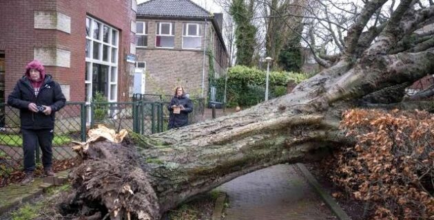 Hollanda’yı “Corrie” fırtınası vurdu