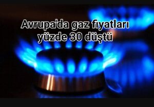 Ukrayna ve Rusya’dan gelen müzakere açıklamalarıyla Avrupa’da gaz fiyatları yüzde 30 düştü