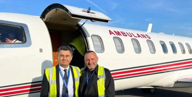 Funda Gök, Ambulans Uçakla Türkiye’ye Gönderildi