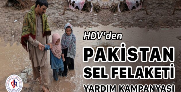 HDV’den Pakistan Sel Felaketi Yardım Kampanyası