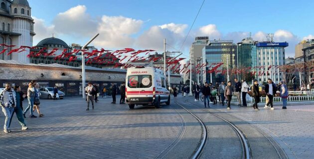 üzücü haber: Taksim’de patlama oldu, ölen ve yaralananlar var