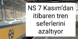 NS 7 Kasım’dan itibaren tren seferlerini azaltıyor