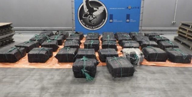 Rotterdam Limanı’nda bir haftada yaklaşık 5 ton kokain ele geçirildi