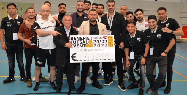 Benefiet Futsal Event’ten Depremzedelere 16.150 Euro