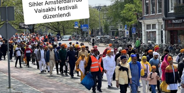 Hollanda’da yaşayan Sihler Amsterdam’da Vaisakhi festivali düzenlendi
