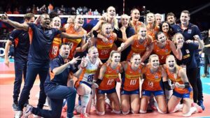 Hollanda Kadın Voleybol Takımı üçüncü oldu