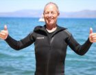 Hollandalı turist yüzmeyi ve dalmayı öğrendiği Kuşadası’ndan 27 yıldır kopamıyor