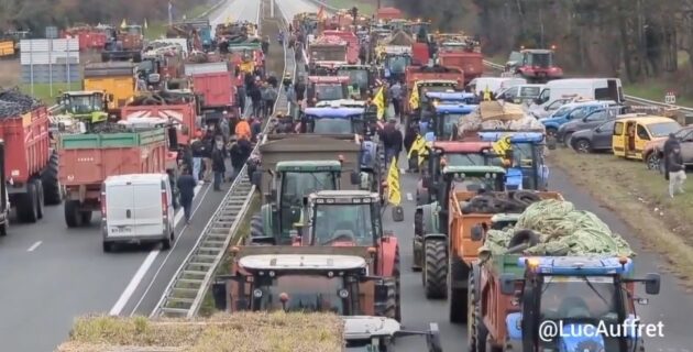 Avrupa’daki Çiftçi Protestosu: Belçika-Hollanda Sınırı Kapatıldı