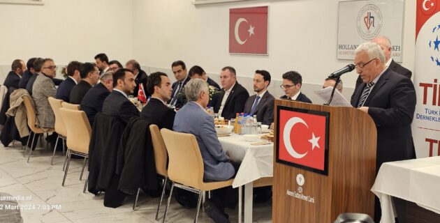 Hollanda Türk İslam Kültür Dernekleri Federasyonu’ndan İftar Programı